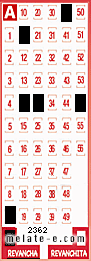 Volante ganador del sorteo 2362 de Revancha