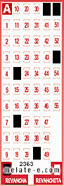 Volante ganador del sorteo 2363 de Revancha