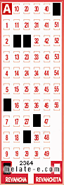 Volante ganador del sorteo 2364 de Revancha