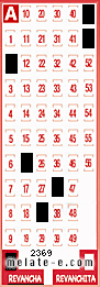 Volante ganador del sorteo 2369 de Revancha