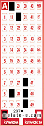 Volante ganador del sorteo 2370 de Revancha