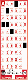 Volante ganador del sorteo 2371 de Revancha