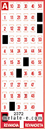 Volante ganador del sorteo 2372 de Revancha
