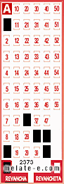 Volante ganador del sorteo 2373 de Revancha