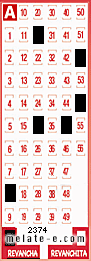 Volante ganador del sorteo 2374 de Revancha