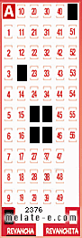 Volante ganador del sorteo 2376 de Revancha
