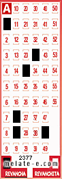 Volante ganador del sorteo 2377 de Revancha