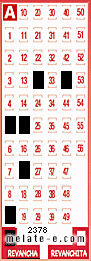 Volante ganador del sorteo 2378 de Revancha