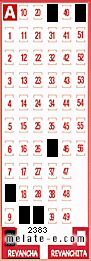 Volante ganador del sorteo 2383 de Revancha