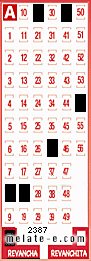 Volante ganador del sorteo 2387 de Revancha