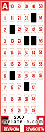 Volante ganador del sorteo 2388 de Revancha
