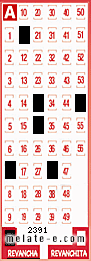 Volante ganador del sorteo 2391 de Revancha