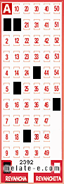 Volante ganador del sorteo 2392 de Revancha