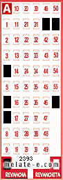 Volante ganador del sorteo 2393 de Revancha