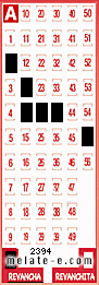 Volante ganador del sorteo 2394 de Revancha