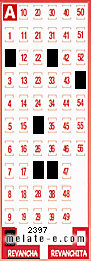Volante ganador del sorteo 2397 de Revancha