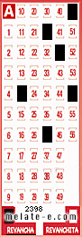 Volante ganador del sorteo 2398 de Revancha