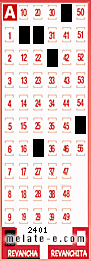 Volante ganador del sorteo 2401 de Revancha