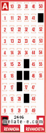 Volante ganador del sorteo 2406 de Revancha
