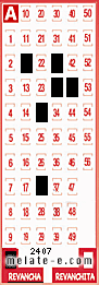 Volante ganador del sorteo 2407 de Revancha