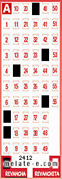 Volante ganador del sorteo 2412 de Revancha