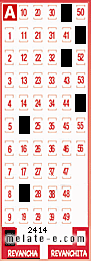 Volante ganador del sorteo 2414 de Revancha