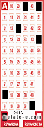 Volante ganador del sorteo 2416 de Revancha