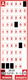 Volante ganador del sorteo 2419 de Revancha
