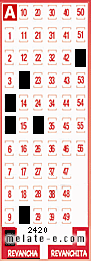 Volante ganador del sorteo 2420 de Revancha