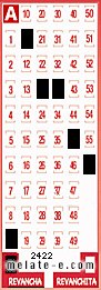 Volante ganador del sorteo 2422 de Revancha