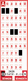 Volante ganador del sorteo 2426 de Revancha