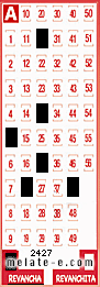 Volante ganador del sorteo 2427 de Revancha
