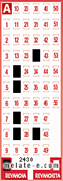 Volante ganador del sorteo 2430 de Revancha