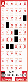 Volante ganador del sorteo 2432 de Revancha