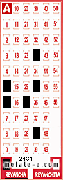 Volante ganador del sorteo 2434 de Revancha