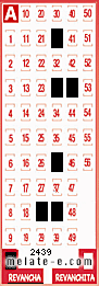 Volante ganador del sorteo 2439 de Revancha