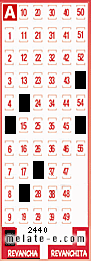 Volante ganador del sorteo 2440 de Revancha