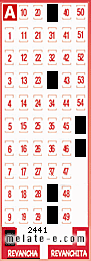 Volante ganador del sorteo 2441 de Revancha