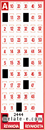Volante ganador del sorteo 2444 de Revancha