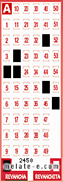 Volante ganador del sorteo 2450 de Revancha