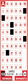 Volante ganador del sorteo 2452 de Revancha