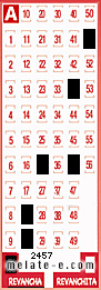Volante ganador del sorteo 2457 de Revancha
