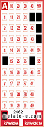 Volante ganador del sorteo 2462 de Revancha