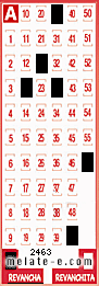 Volante ganador del sorteo 2463 de Revancha