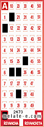 Volante ganador del sorteo 2473 de Revancha