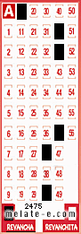Volante ganador del sorteo 2475 de Revancha