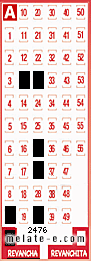 Volante ganador del sorteo 2476 de Revancha