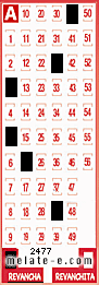 Volante ganador del sorteo 2477 de Revancha