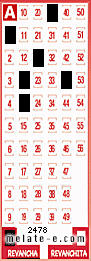Volante ganador del sorteo 2478 de Revancha