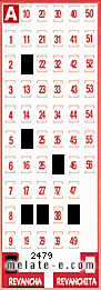 Volante ganador del sorteo 2479 de Revancha